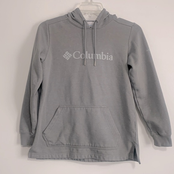 Columbia ~ Grey Hoodie, Fleeced lined, cozy warm soft - Picture 2 of 8